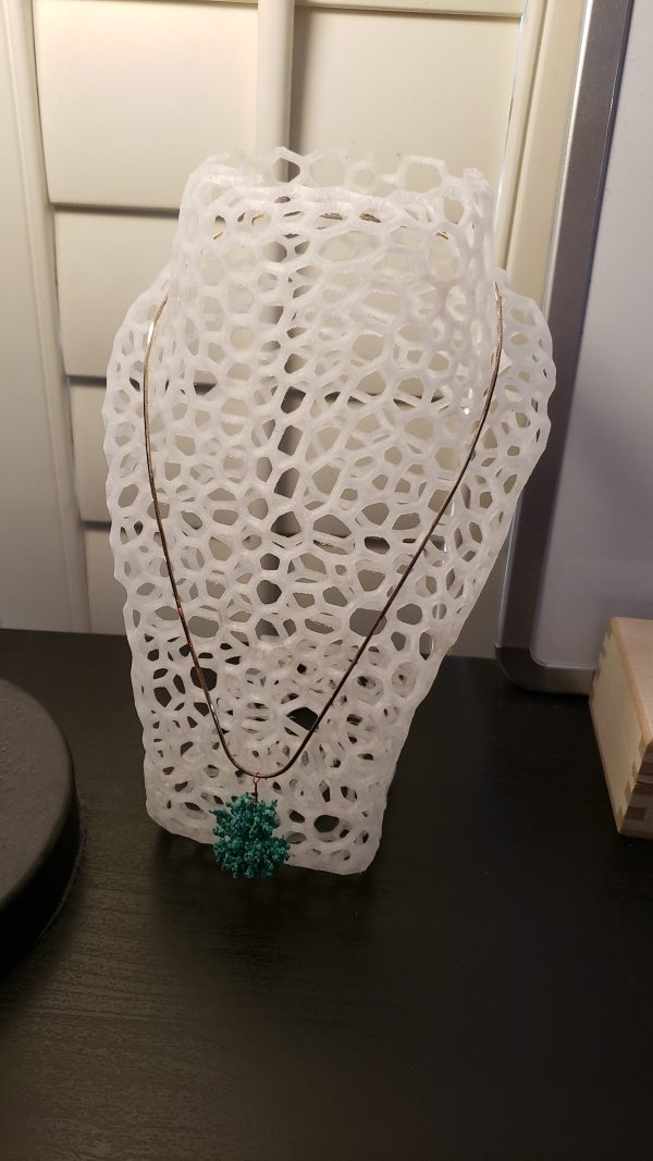 Pure Copper Metal Crystal Necklace - Image 2